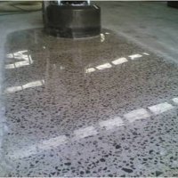 Lapidação piso de concreto